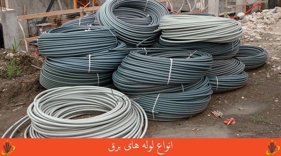 انواع لوله های برق