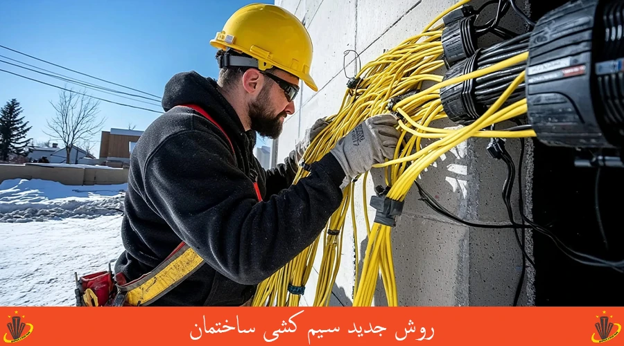 روش جدید سیم کشی ساختمان