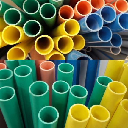 لوله خم سرد رنگی UPVC سه ستاره نسوز سمنان