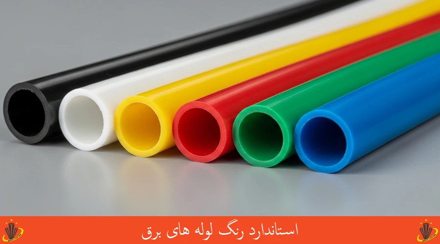 استاندارد رنگ لوله های برق